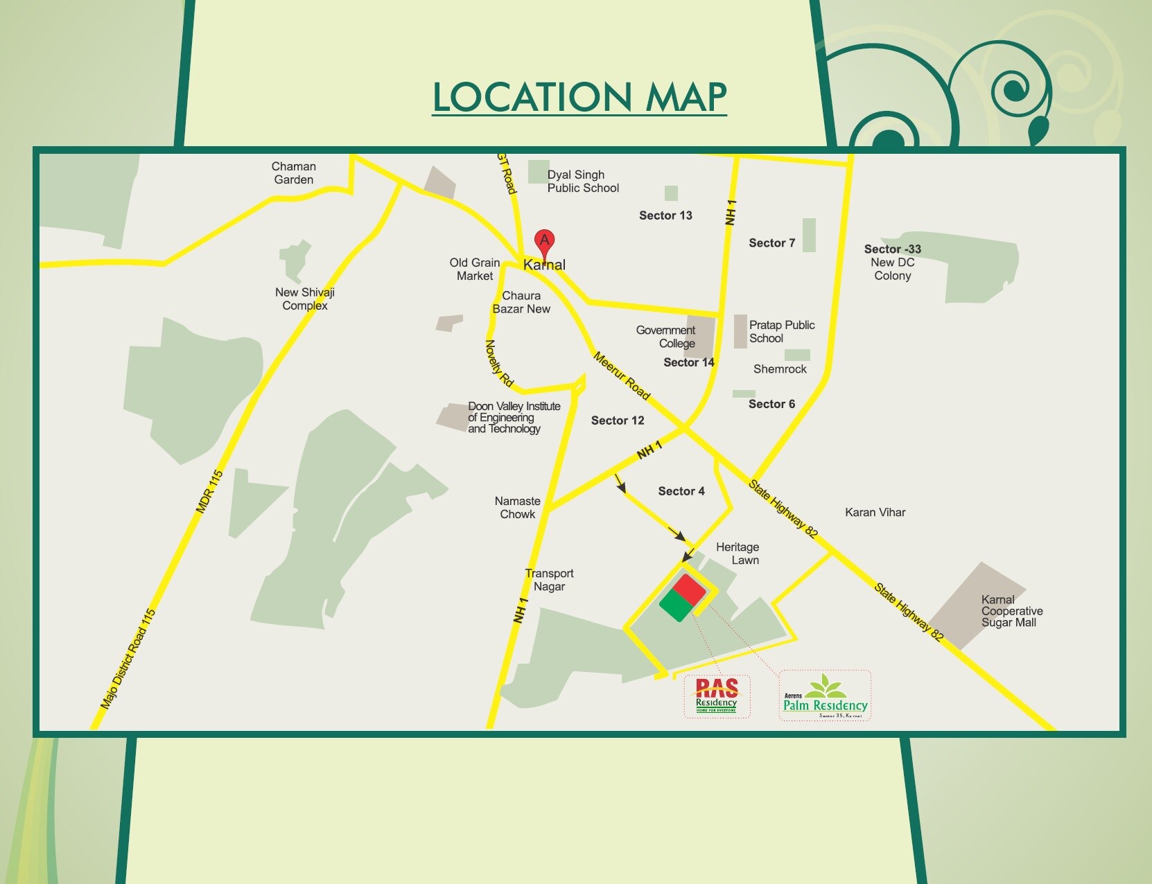 Ras Residency Location Image