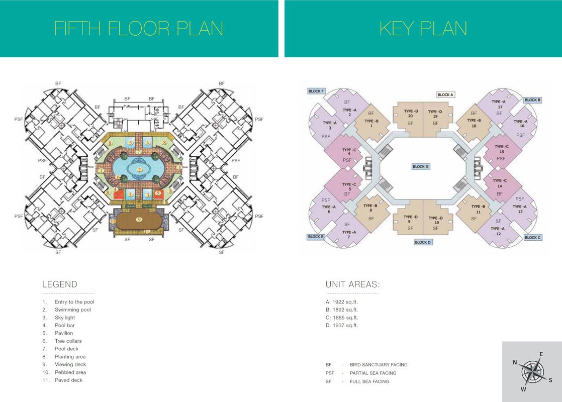 Purva Grandbay Floor Plans