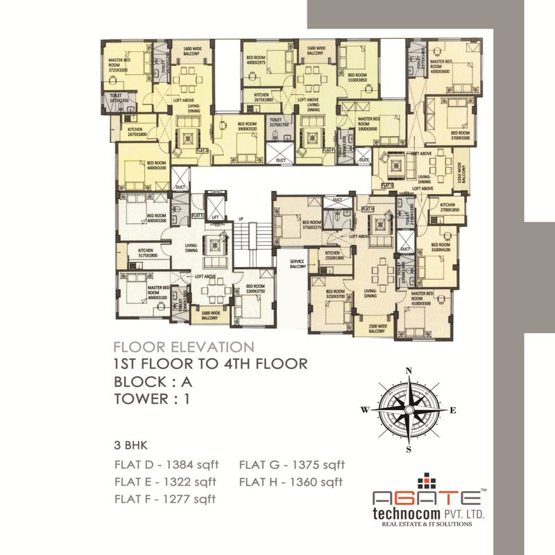 Agate Akash Floor Plans