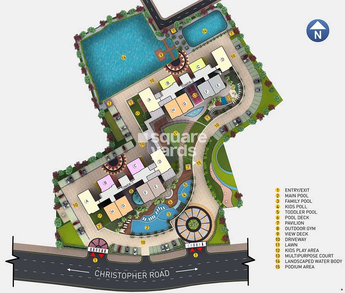 Alcove Flora Fountain Master Plan Image