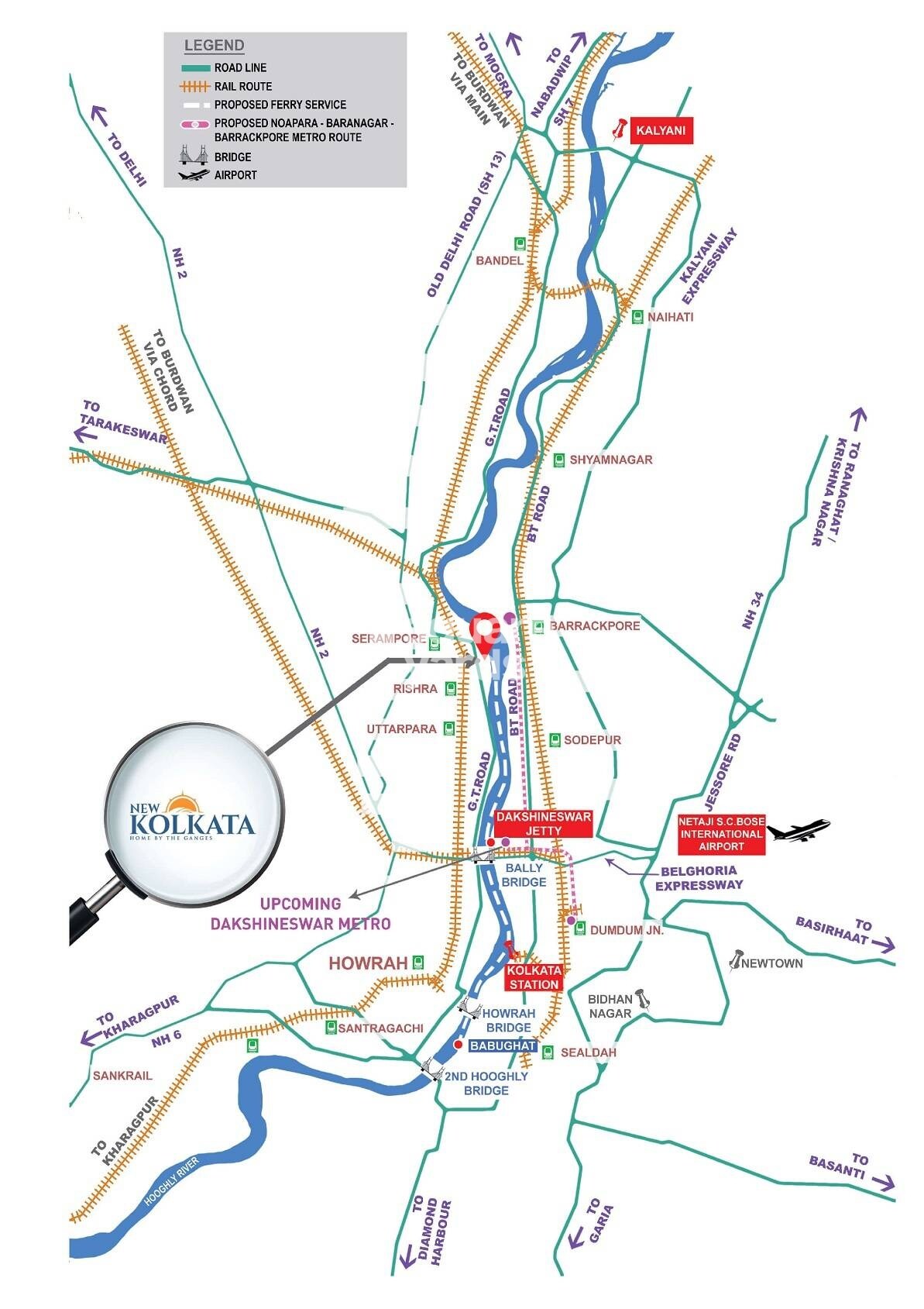 Alcove New Kolkata Location Image