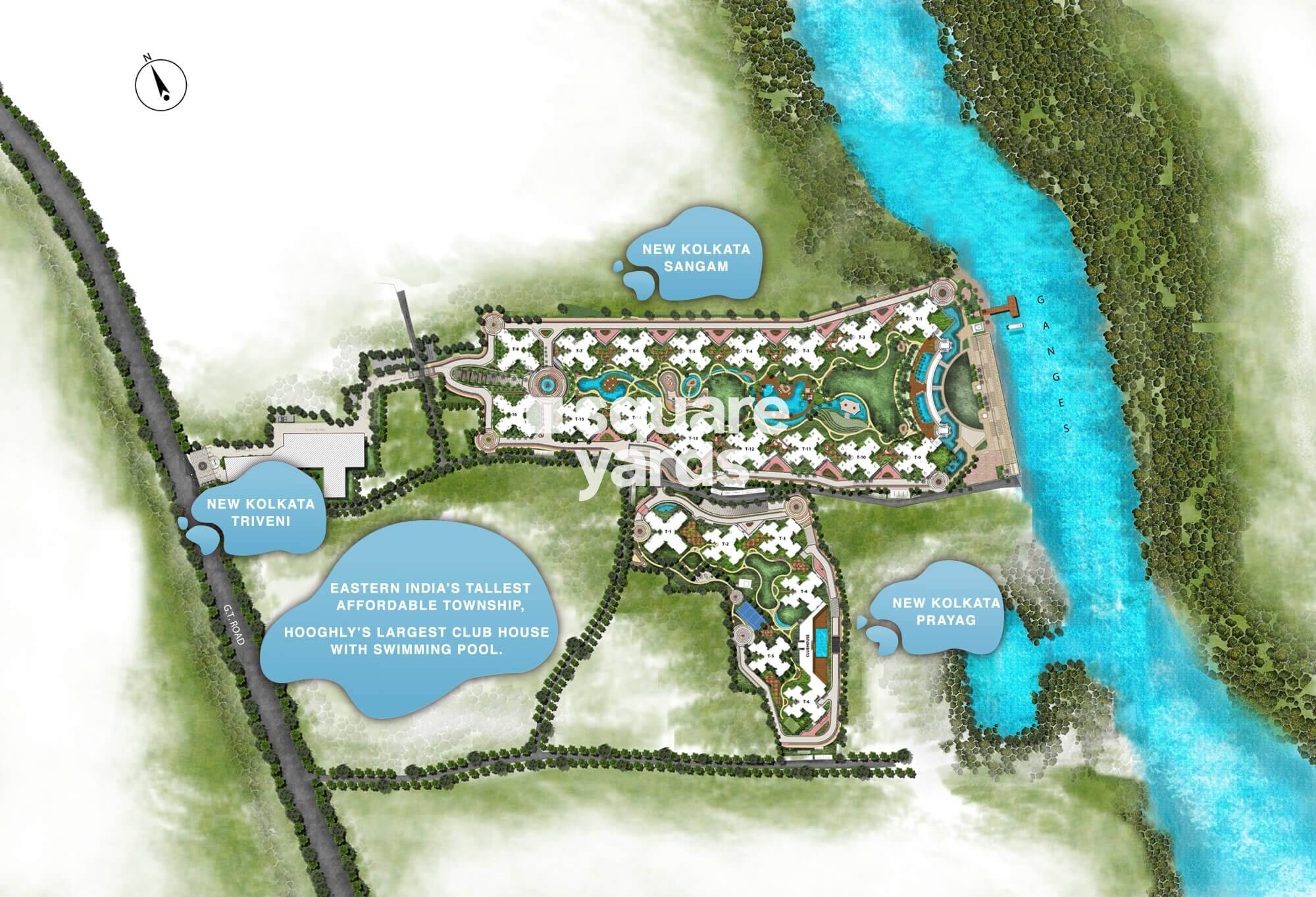 Alcove New Kolkata Sangam Master Plan 1