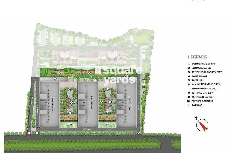 Ambuja Ecospace Business Towers Master Plan Image