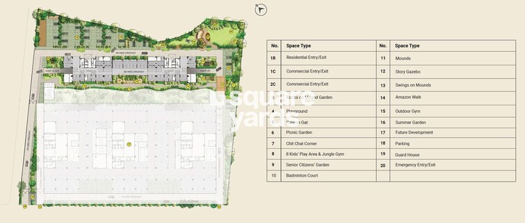 Ambuja Ecospace Residencia Master Plan Image