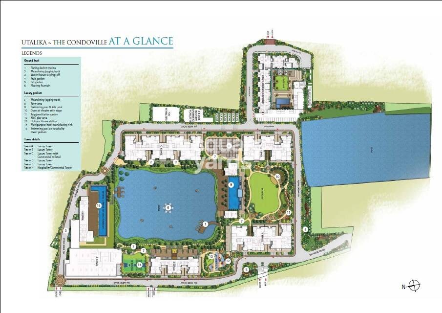 Ambuja Neotia Utalika The Condoville Master Plan Image