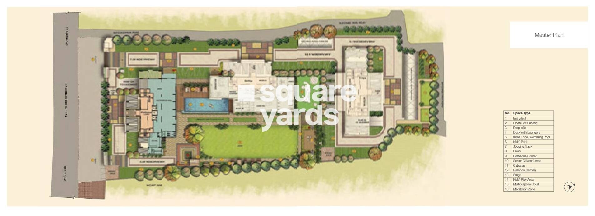 Ambuja Uddipa The Condoville Master Plan Image