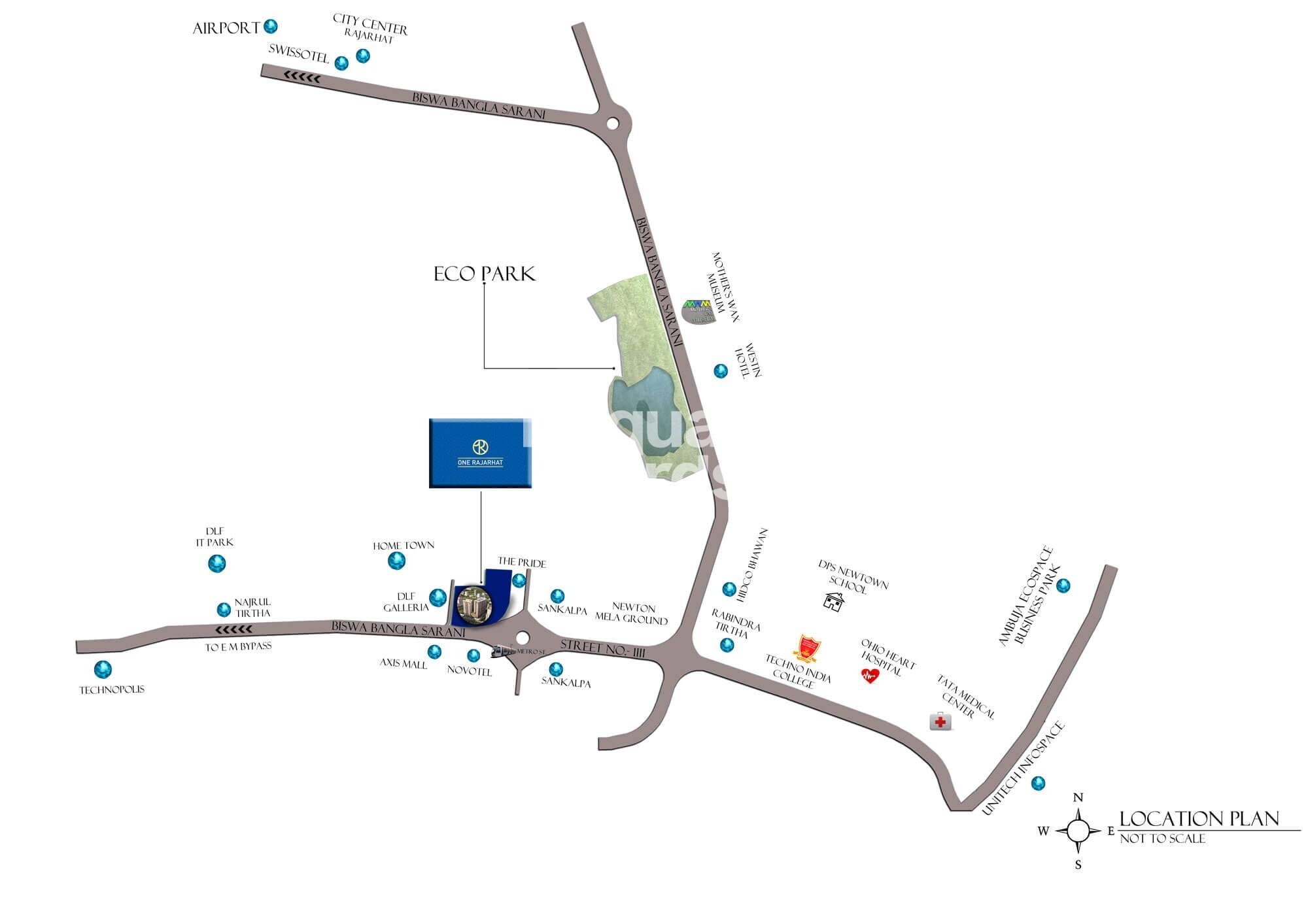 Anik One Rajarhat Location Image