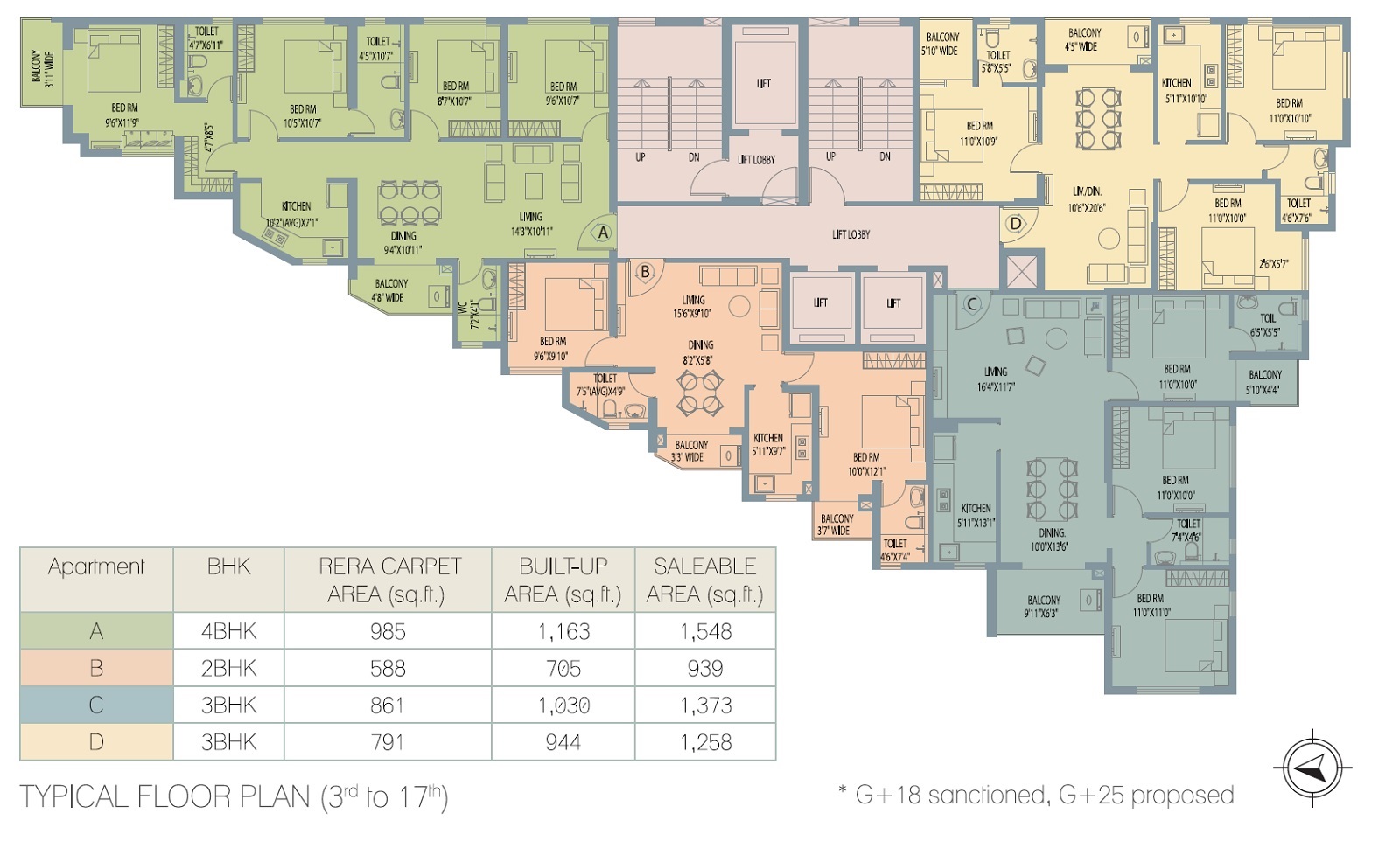 Arya Altamount Floor Plans