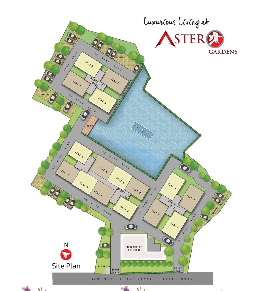 Aster Shree Gardens Master Plan 1
