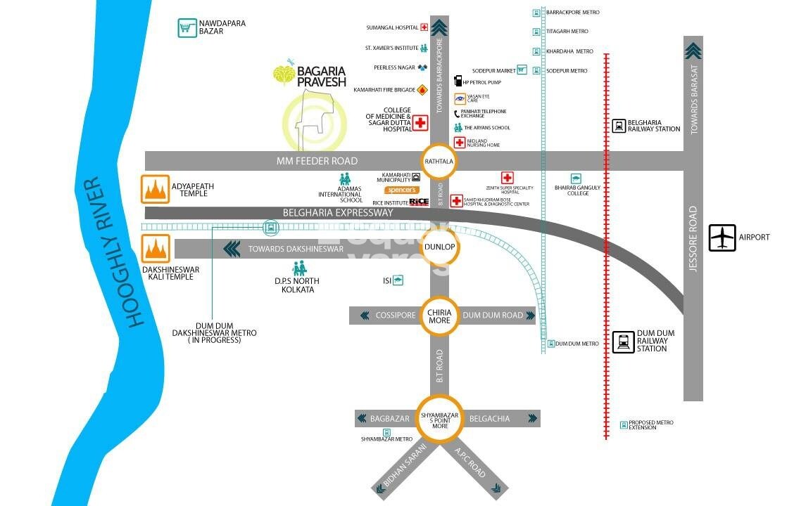Bagaria Pravesh Location Image