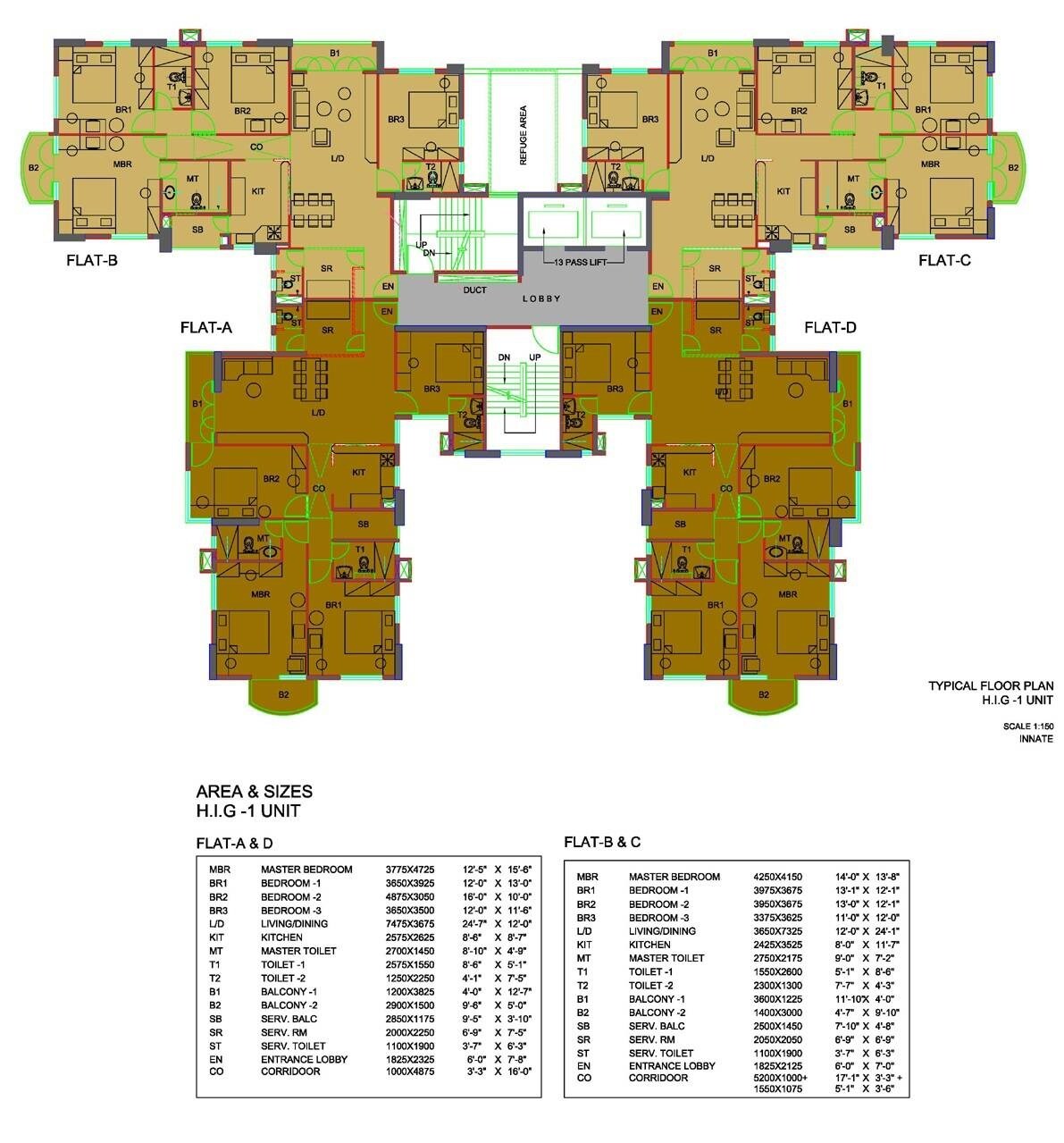 Bengal Teen Kanya Floor Plans