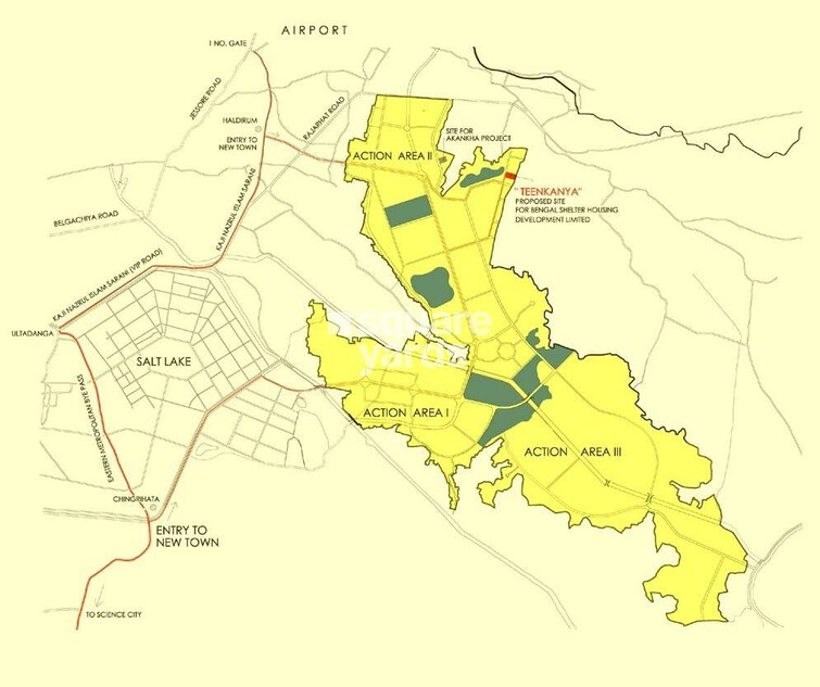 Bengal Teen Kanya Location Image