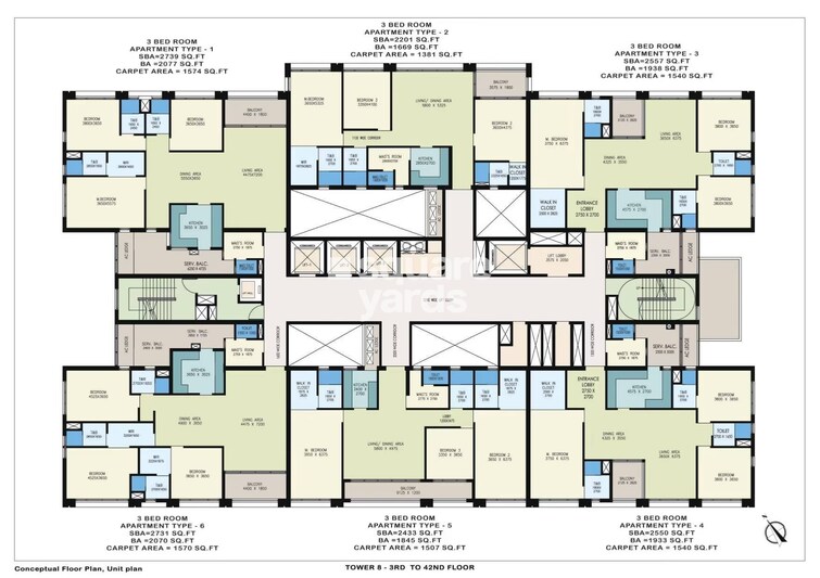 Bengal Urbana Apartments Floor Plans 1