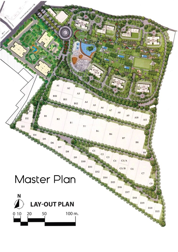 Bengal Urbana Apartments Master Plan Image