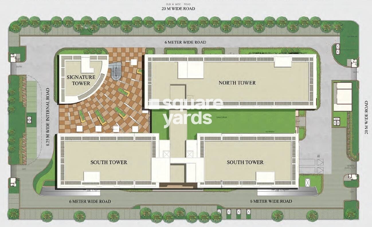 Bharti Astra Towers Master Plan Image