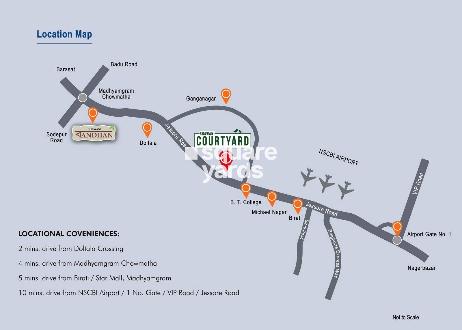 Bhawani Courtyard Location Image