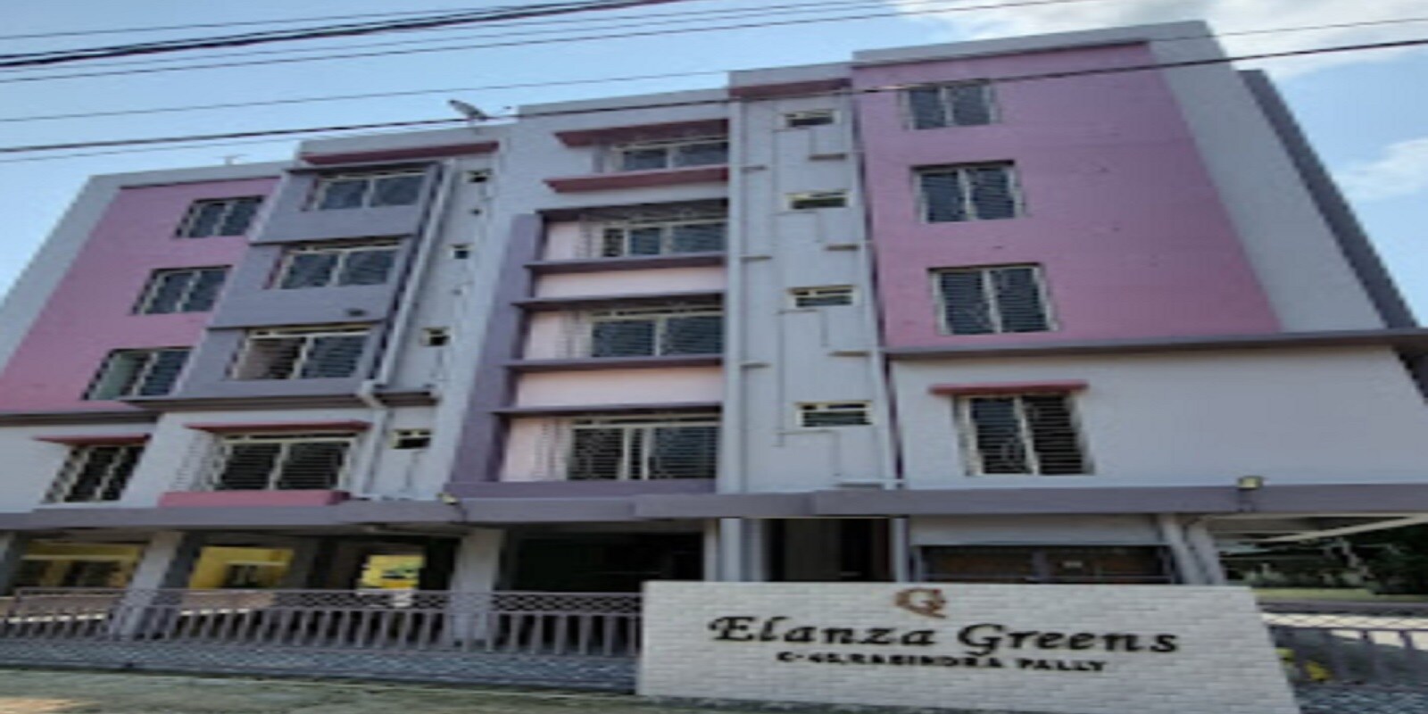 Concrete Elanza Greens residential project in Rabindrapally