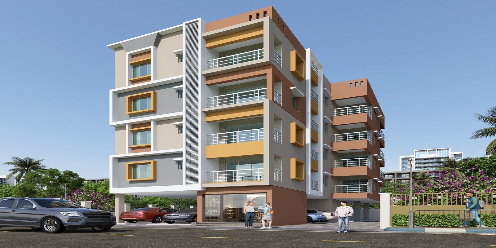 Danish Firewall CHS residential project in New Town