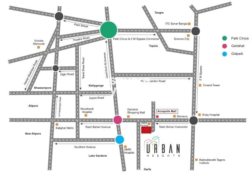 Deeprekha Urban Heights Location Image