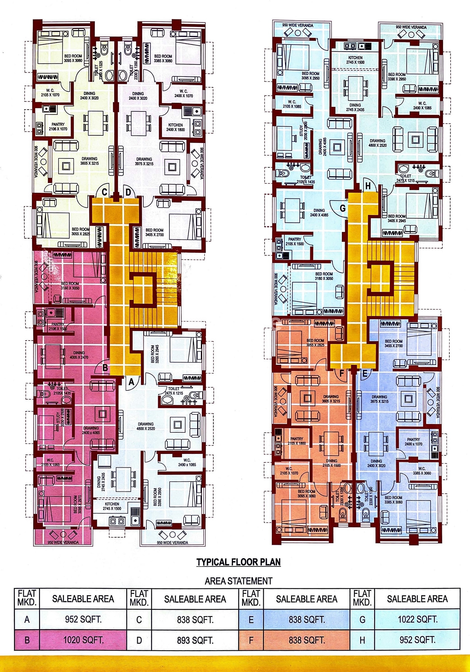 Dik Diganta Eco Nest Floor Plans