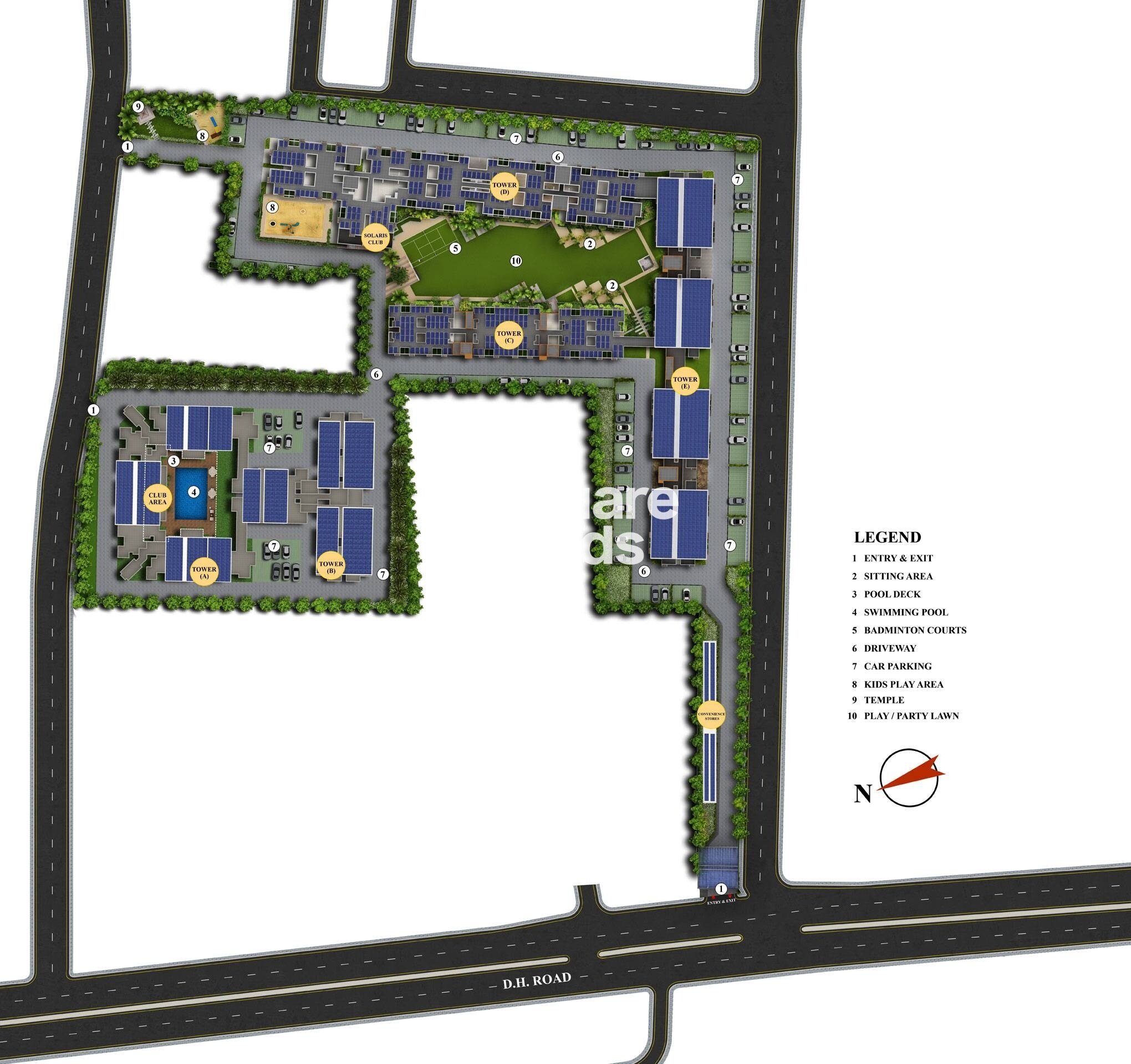 Eden Solaris Joka Master Plan Image