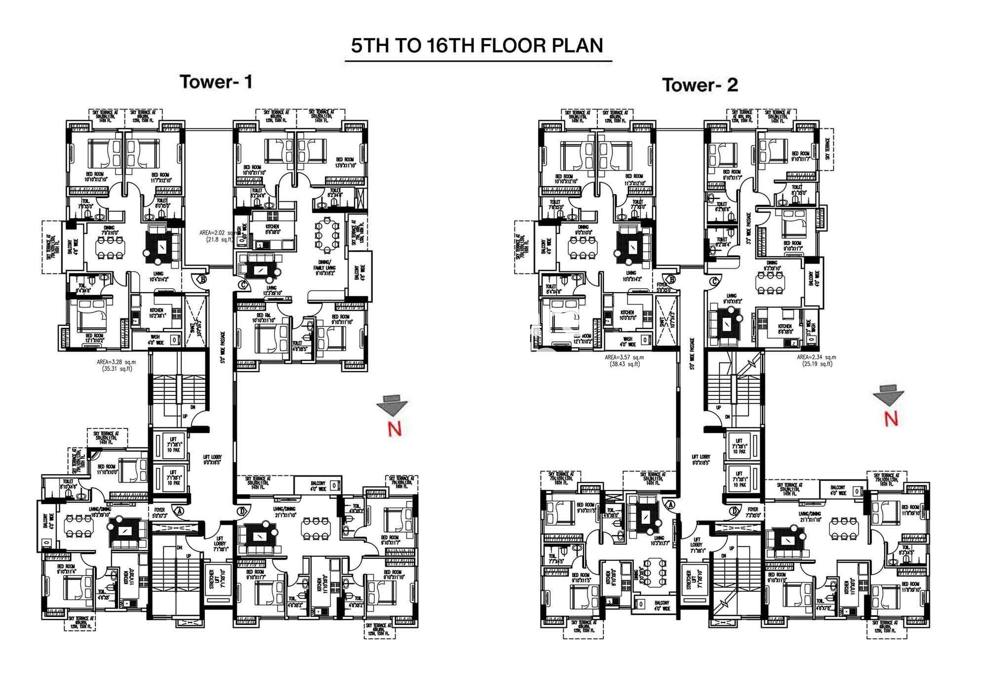 Eden Tattvam Floor Plans 2