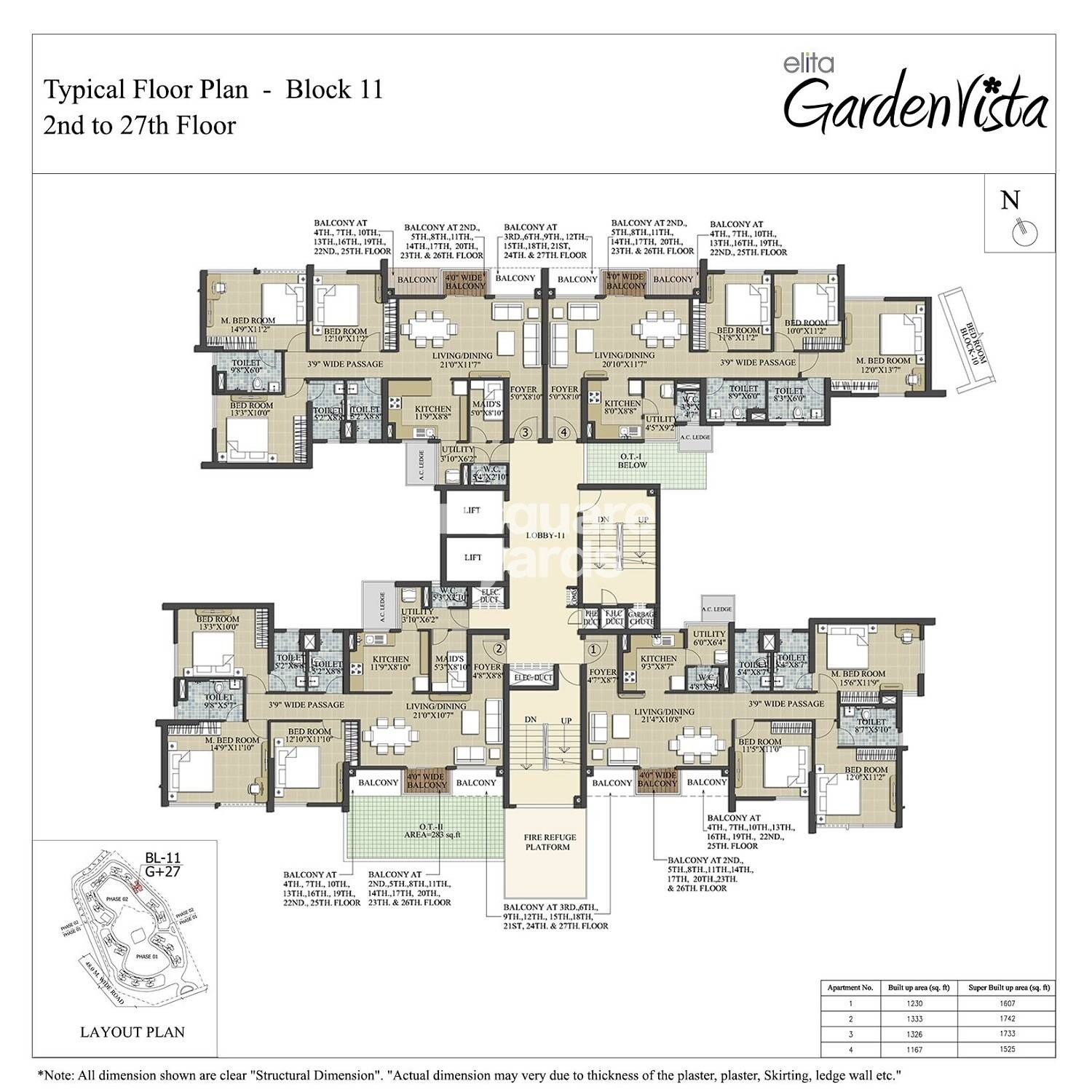 Elita Garden Vista Floor Plans 3