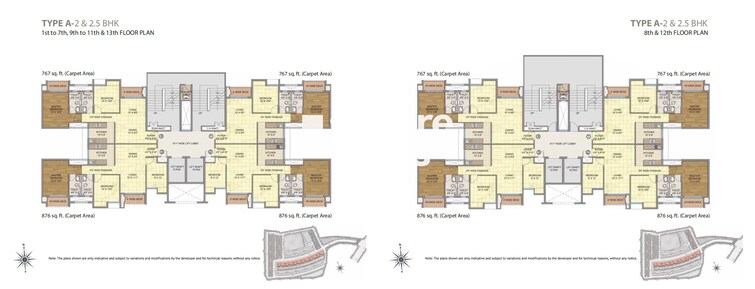 Emami City Floor Plans 1
