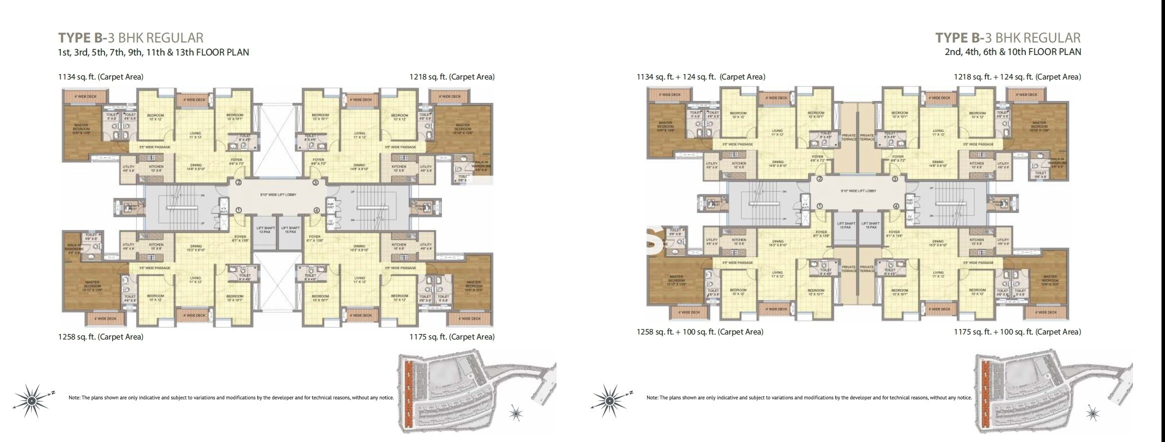 Emami City Floor Plans 2