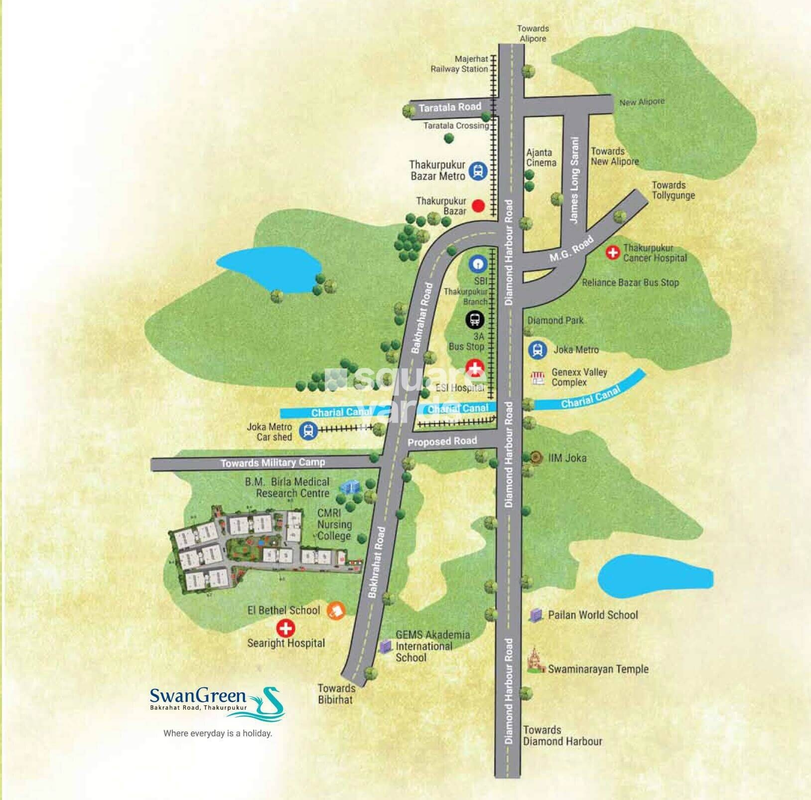 Swan Green Location Image