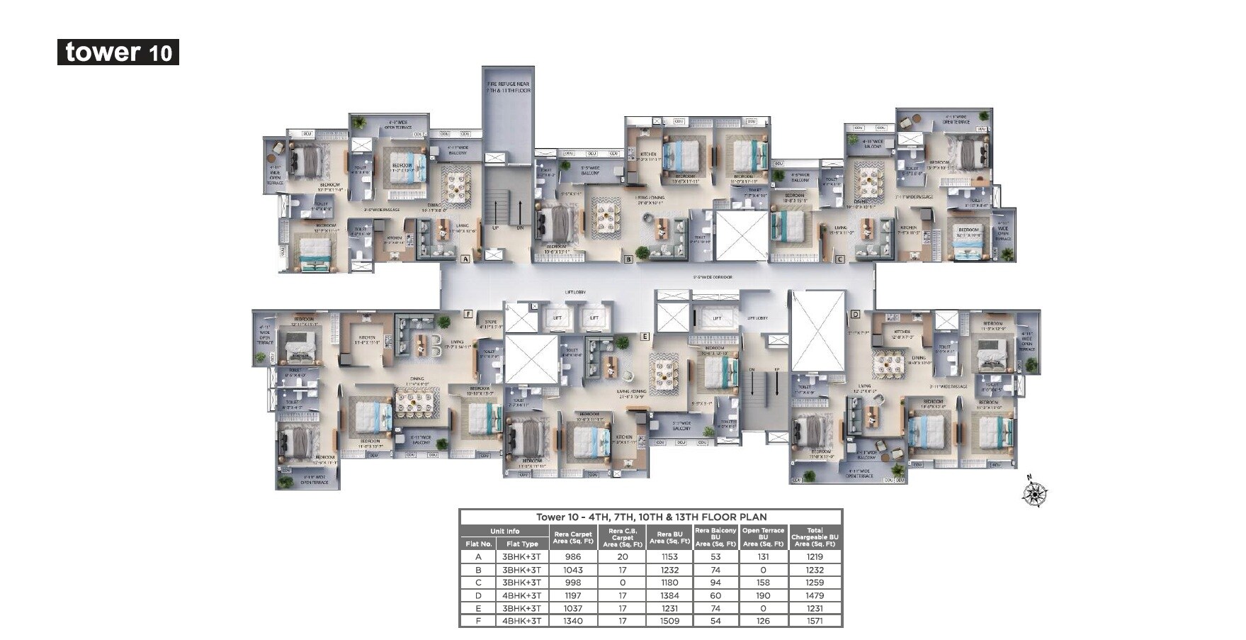 F Residences Merlin Floor Plans 2