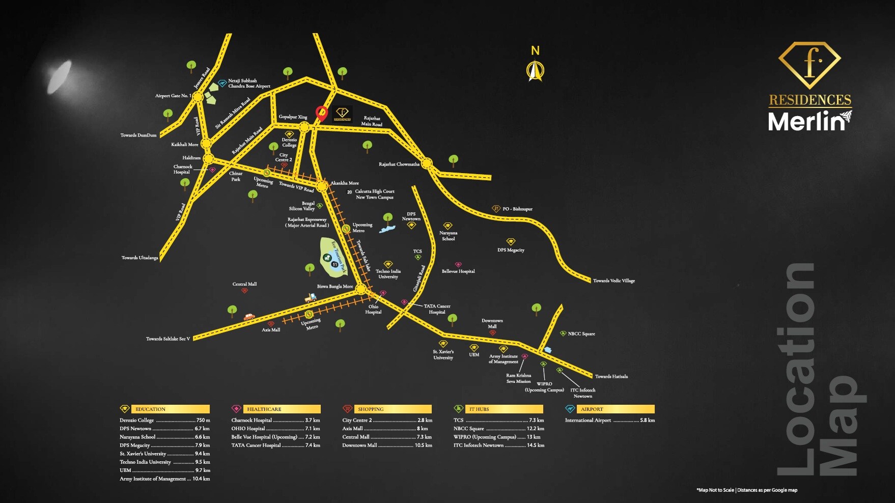 F Residences Merlin Location Image