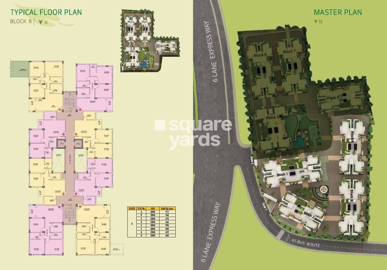 Freshia Apartments Floor Plans