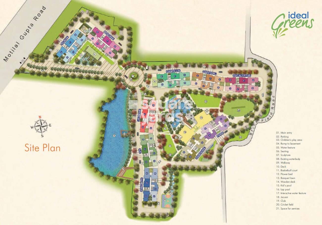 Ideal Greens Kolkata Master Plan 1