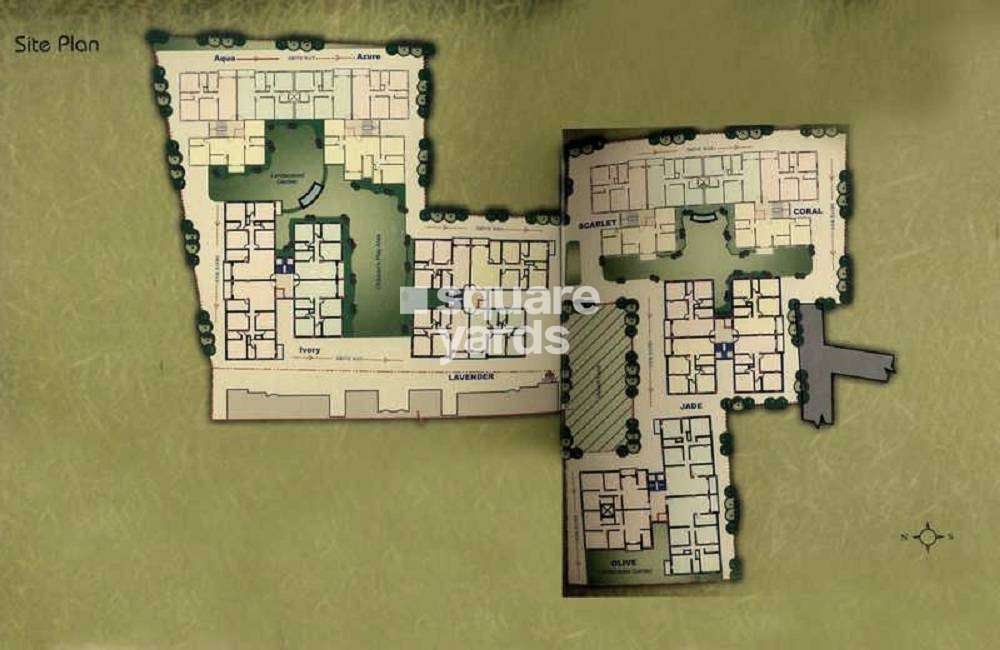 jain dream residency manor project master plan image1