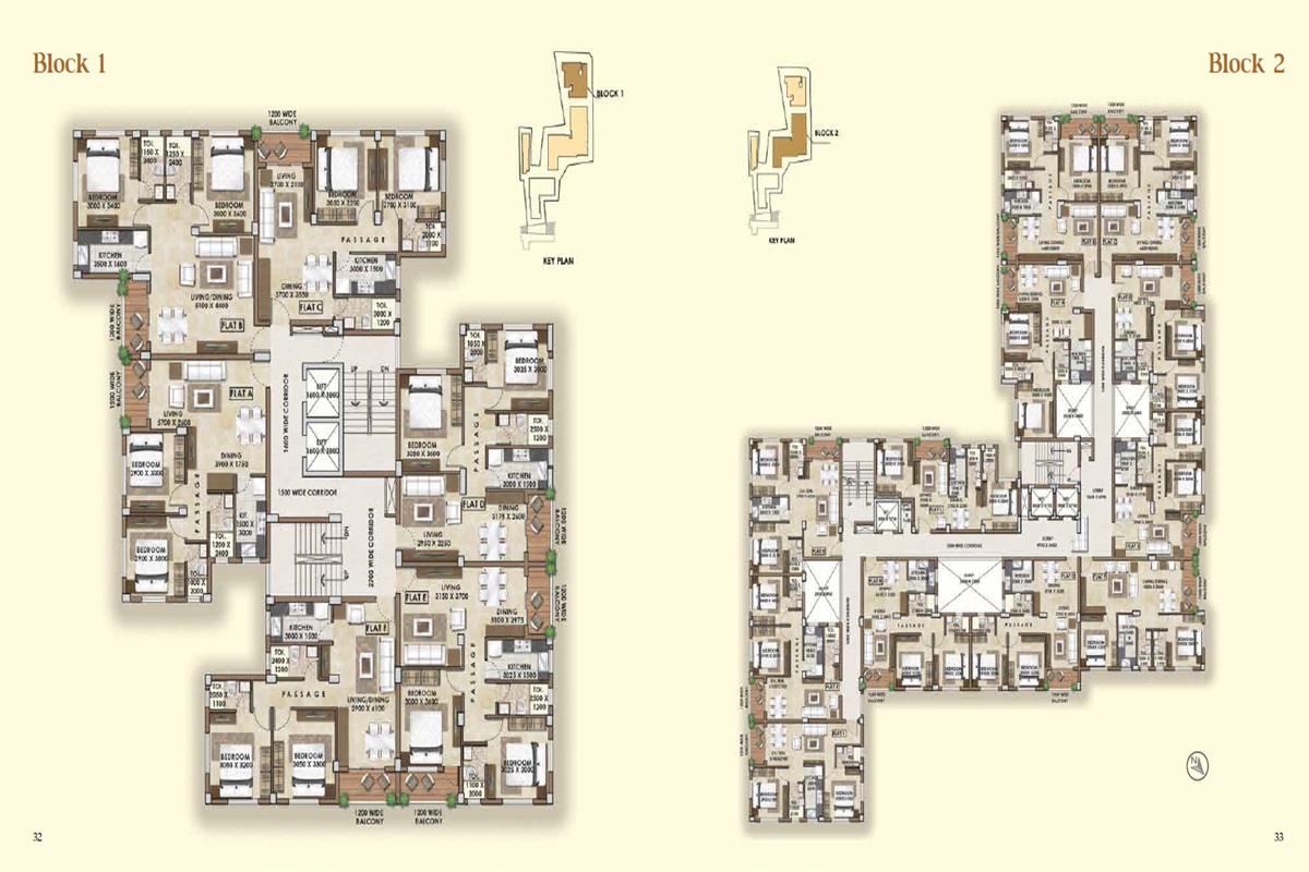 JG Golden Heights Floor Plans