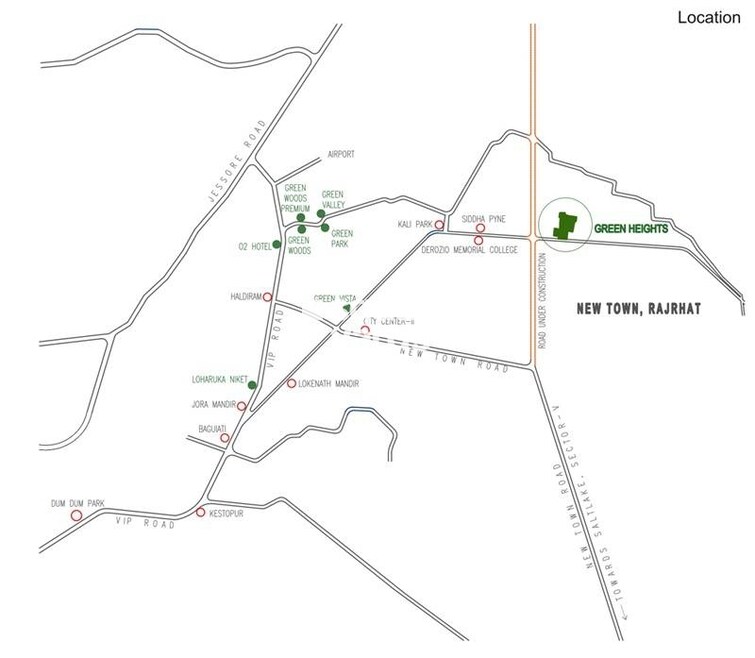 Loharuka Green Heights II Location Image