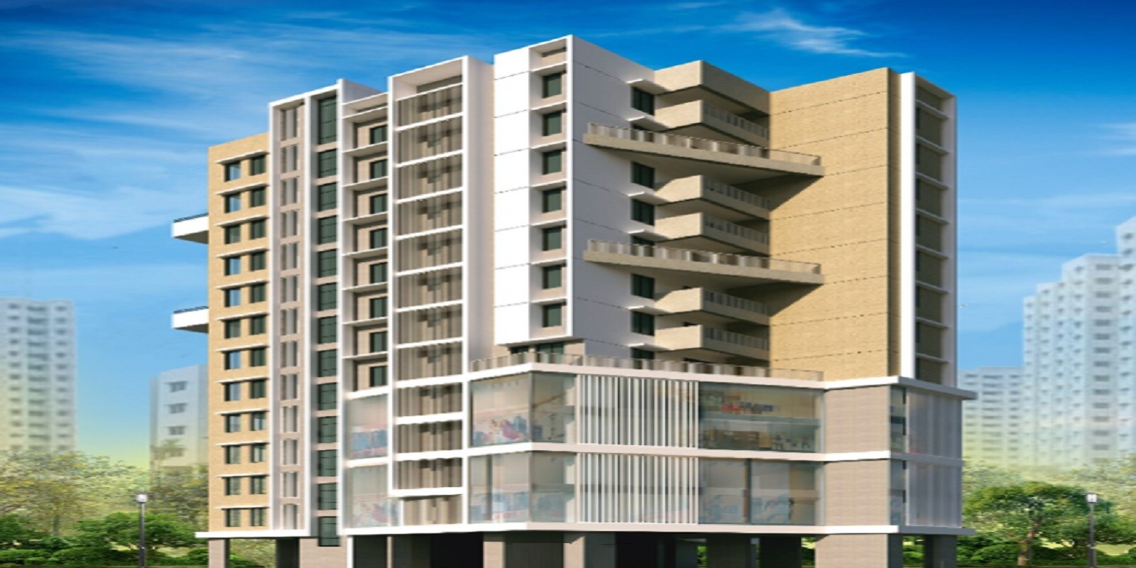 Mani Crest residential project in Entally