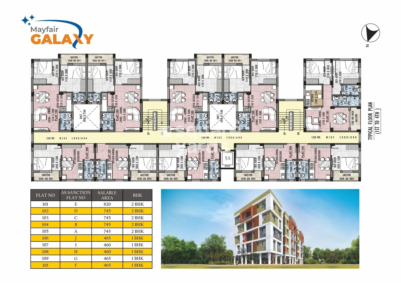 Mayfair Galaxy Floor Plans