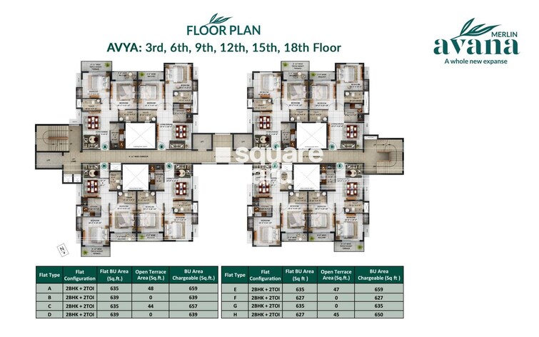 Merlin Avana Floor Plans 1