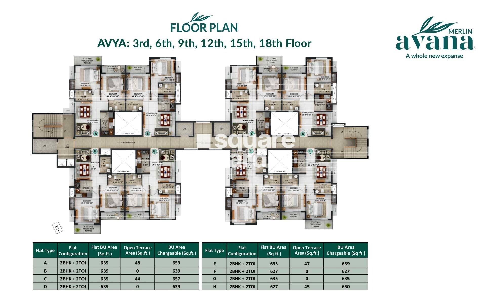 Merlin Avana Floor Plans 1