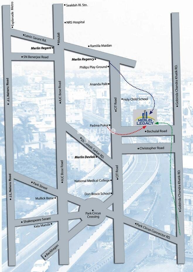 Merlin Regency Location Image