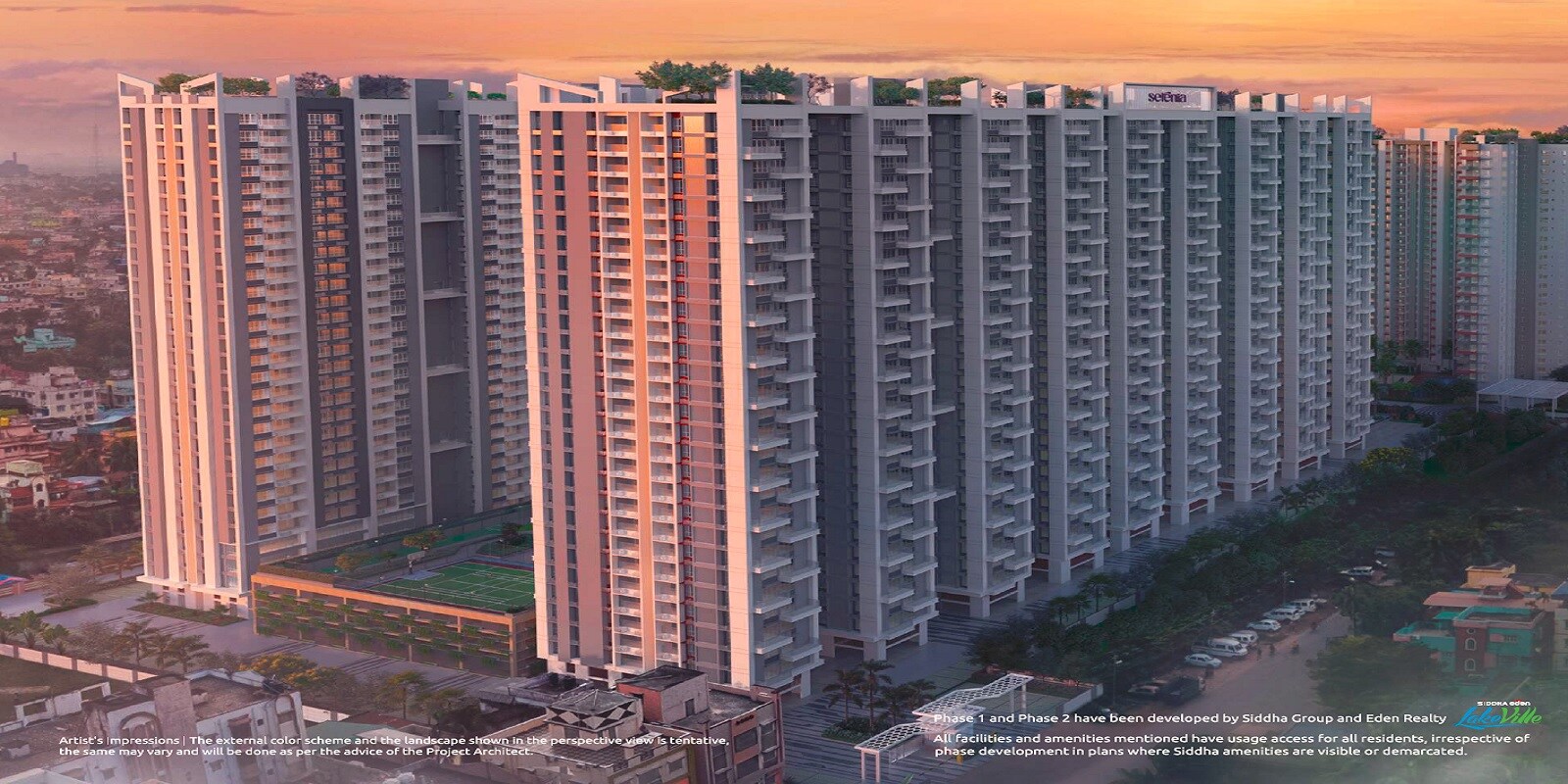 Merlin Serenia residential project in BT Road