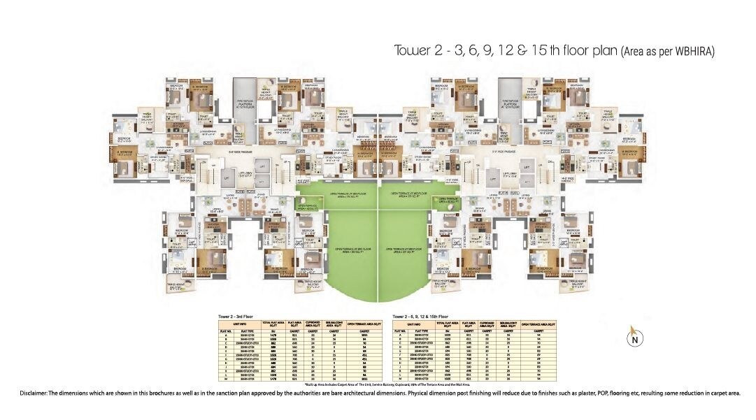 Merlin The One Floor Plans 3