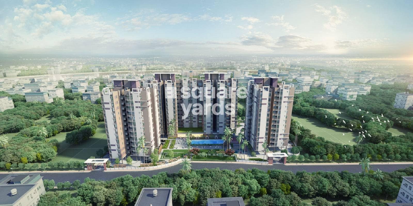 Merlin Waterfront residential project in Shibpur