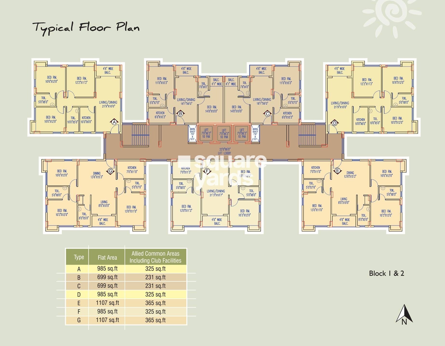 Natural City Laketown Floor Plans 1