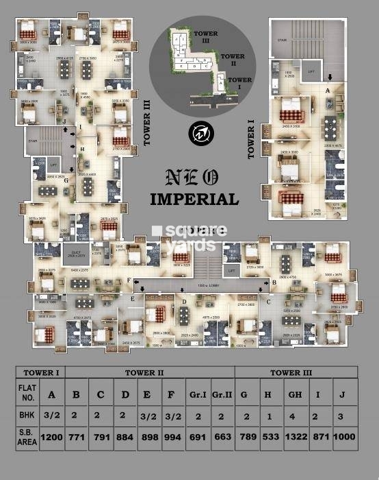 Neo Imperial Floor Plans