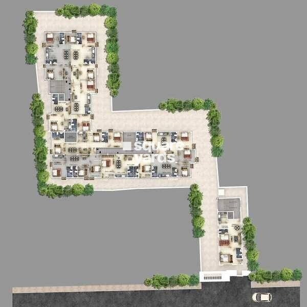 Neo-Imperial_an aerial view of a cityscape with buildings