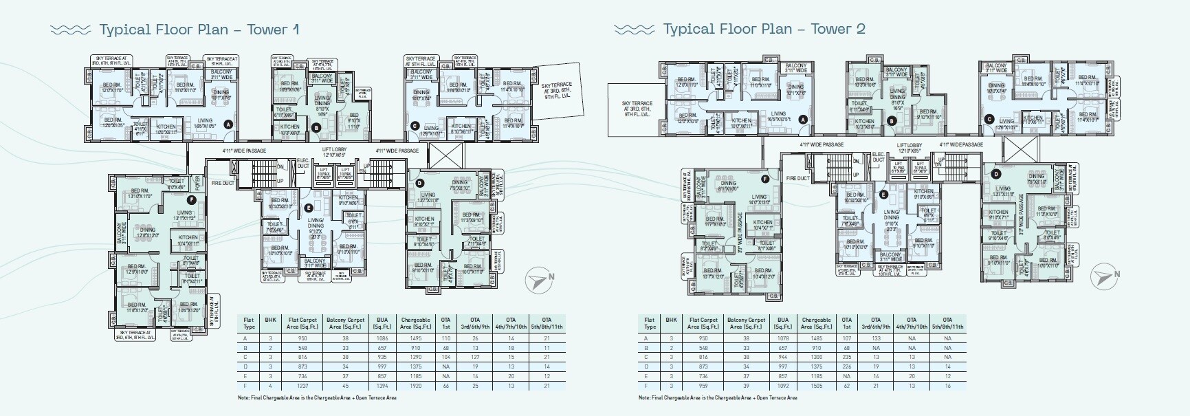 Orbit Tarang Floor Plans