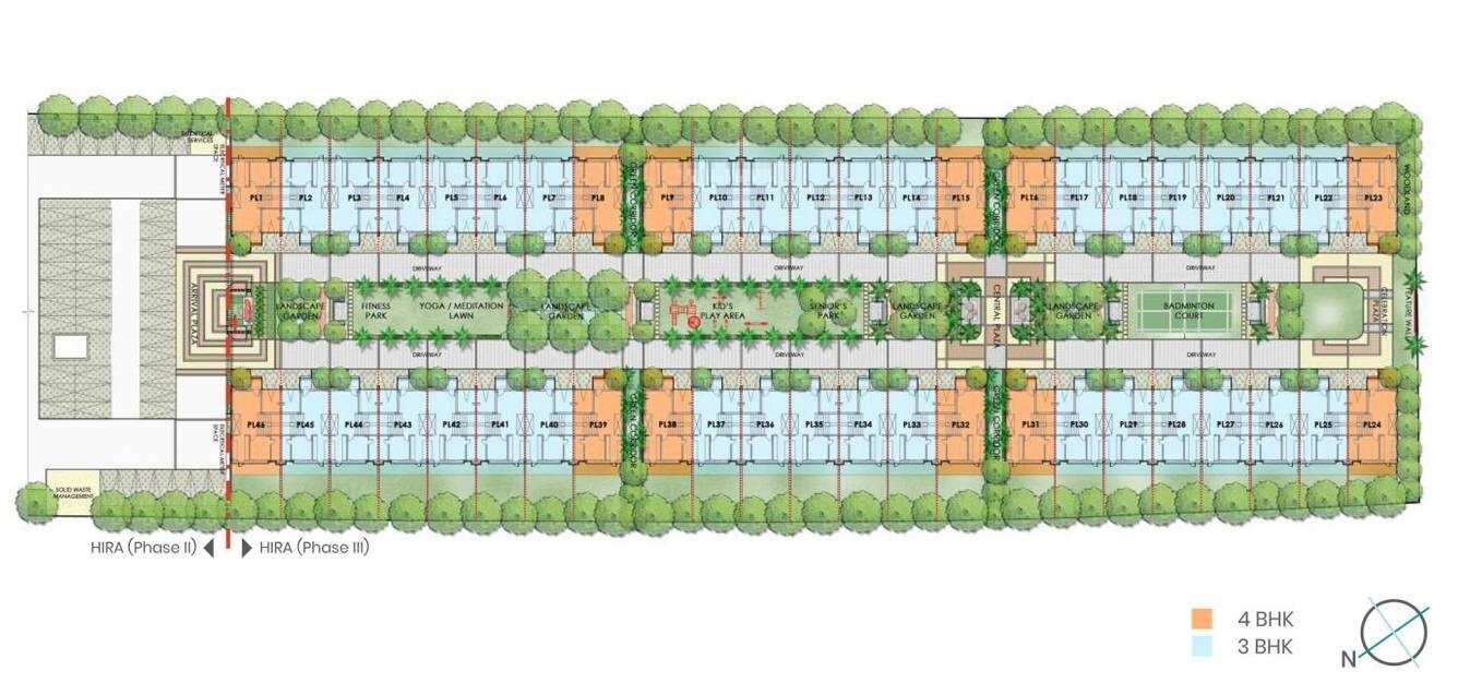 Primarc Aura Villas Master Plan 1